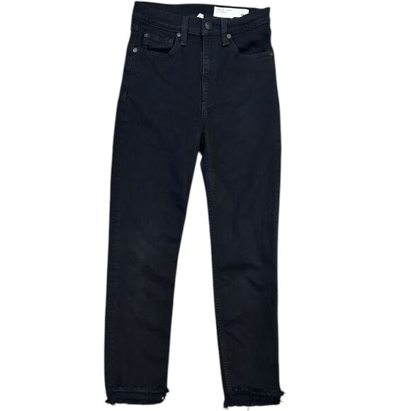 Rag & Bone Wren High Rise Slim Straight Leg Jeans - Picture 2 of 8